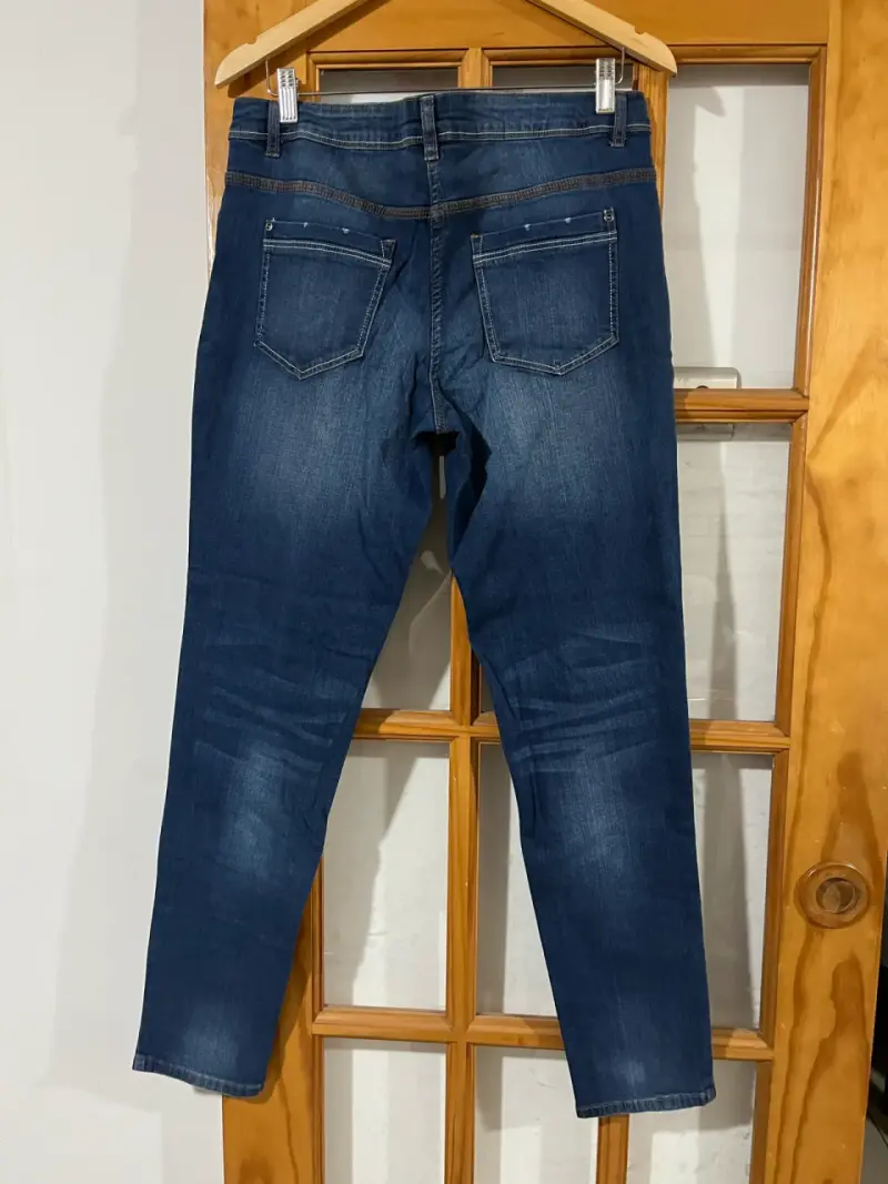 Jeans azul oscuro para hombre talla 44 - 2