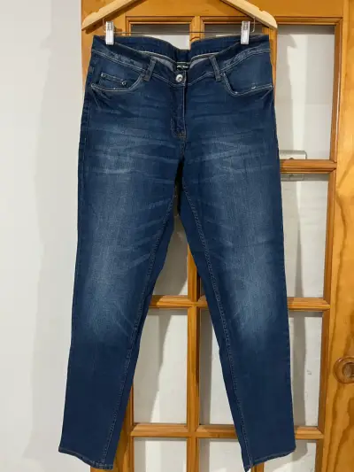 Jeans azul oscuro para hombre talla 44 - miniatura 3
