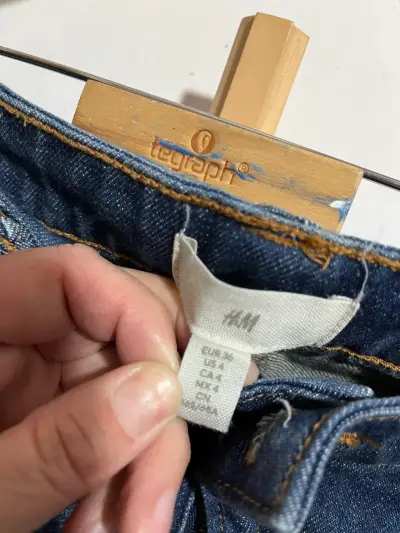 Jeans azul clásico H&M para mujer - miniatura 1