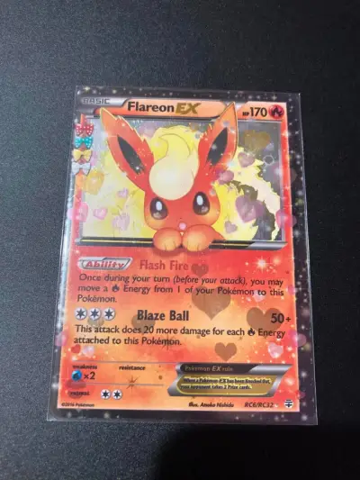 Carta Pokémon Flareon EX edición especial - miniatura 2