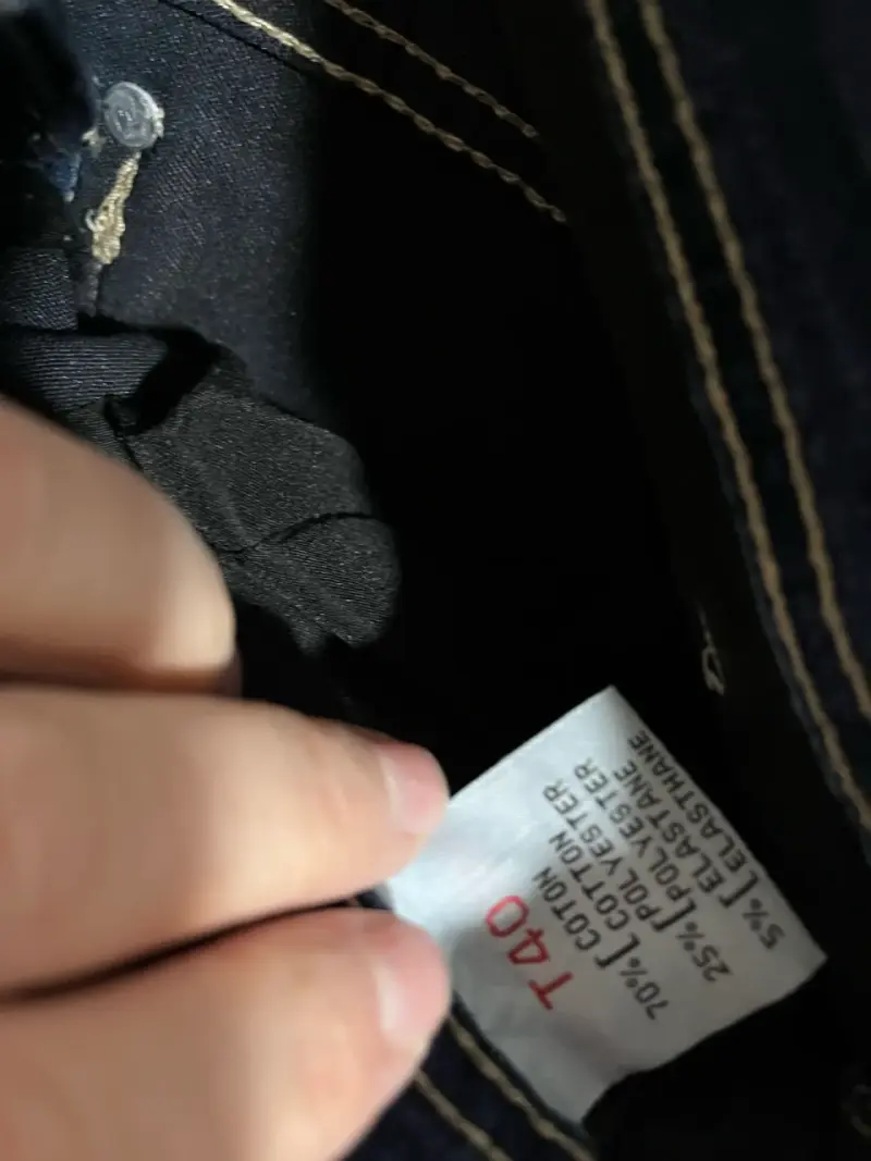 Jeans azul oscuro para mujer talla 40 - 1