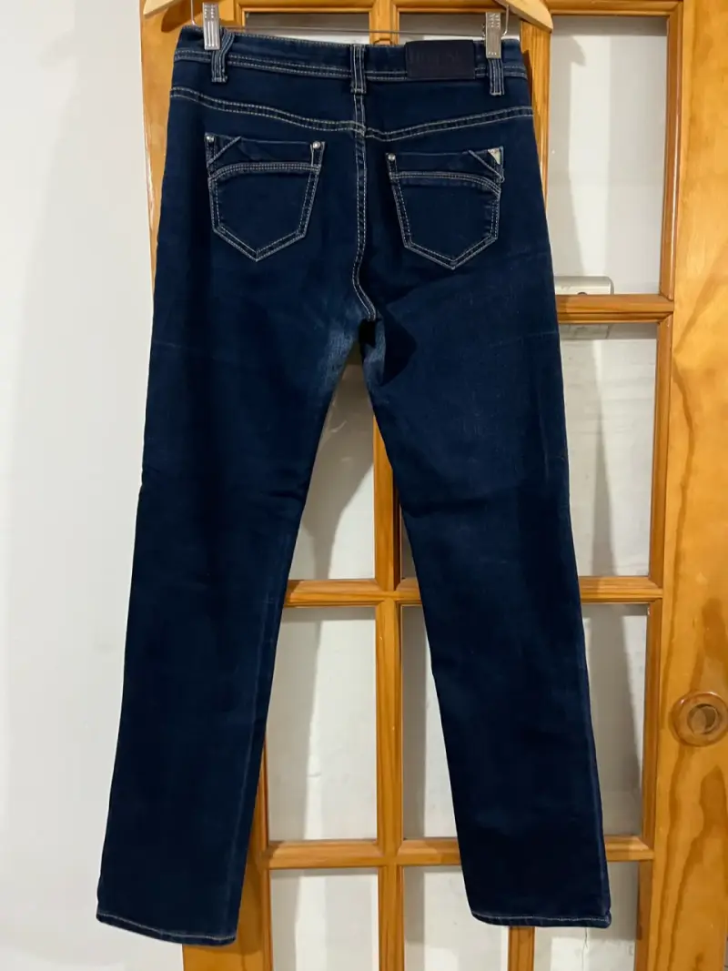 Jeans azul oscuro para mujer talla 40 - 2