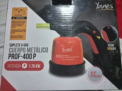 Soplete a gas Yanes Prof-400 P con cuerpo metálico - miniatura 1