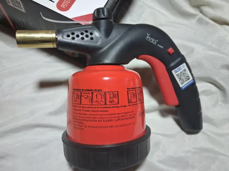 Soplete a gas Yanes Prof-400 P con cuerpo metálico - 2