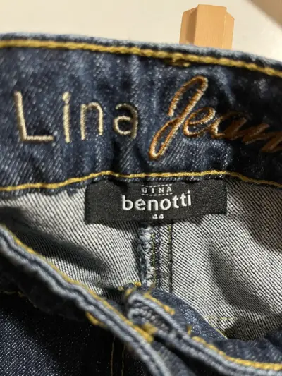 Jeans Lina Benotti azul oscuro para mujer - miniatura 3