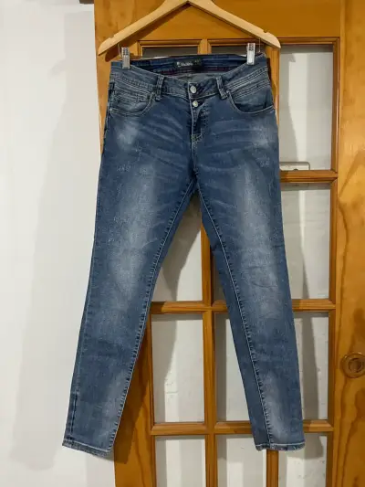 Jeans azul para mujer Multiblu talla 38 - miniatura 1