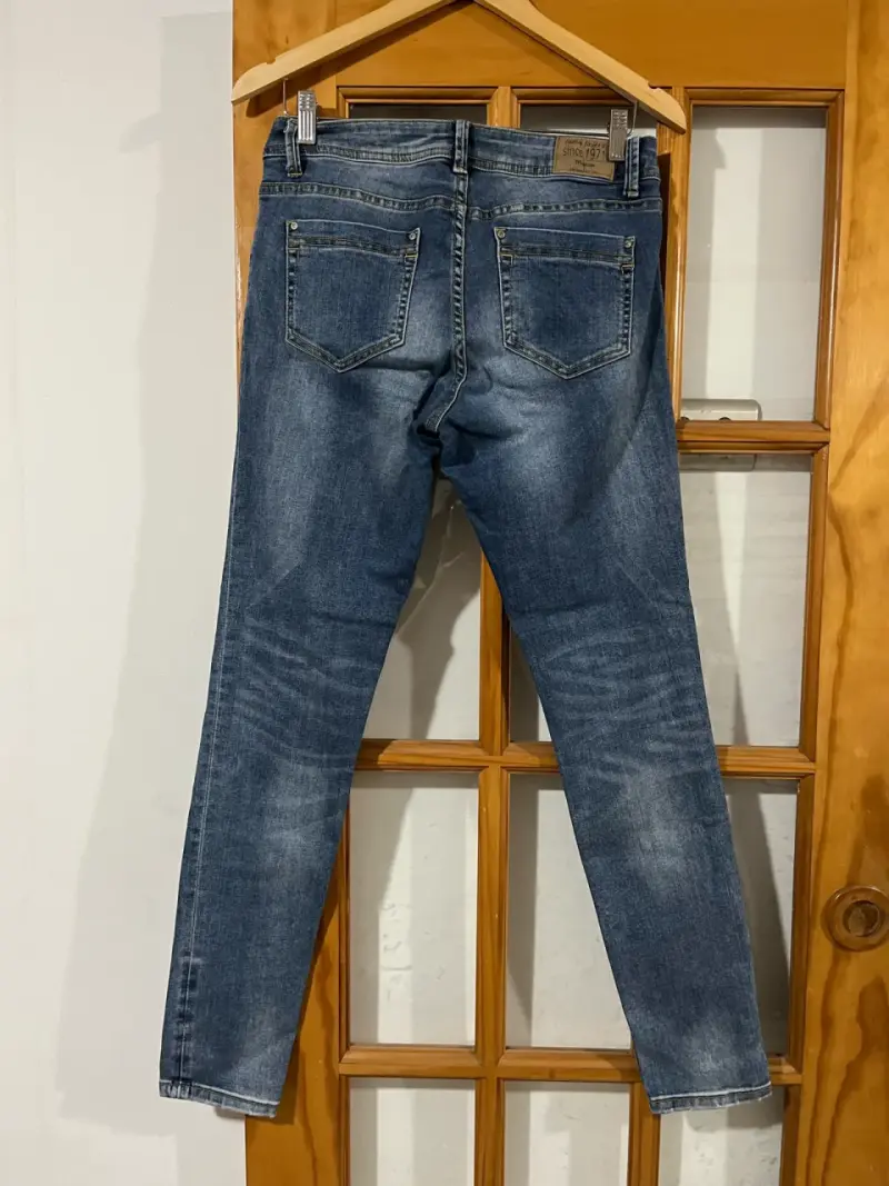 Jeans azul para mujer Multiblu talla 38 - 2
