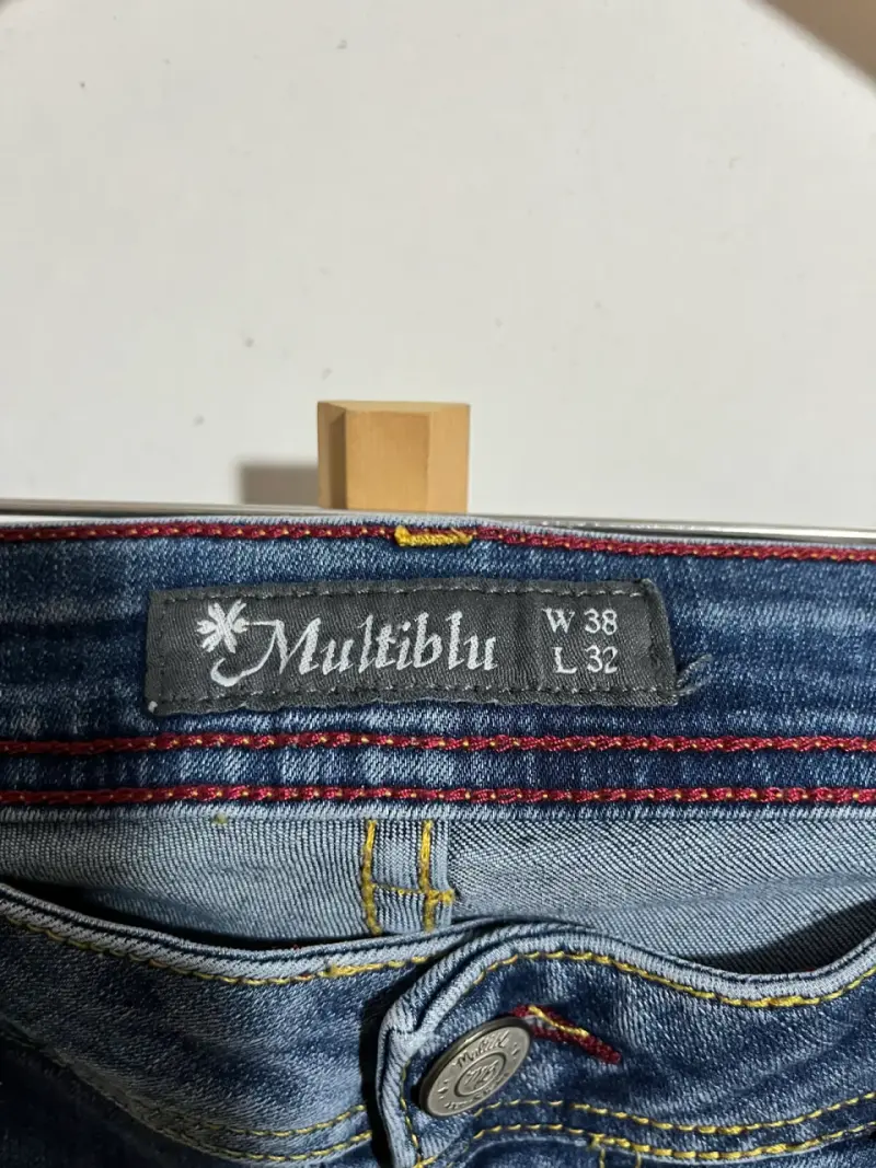 Jeans azul para mujer Multiblu talla 38 - 3