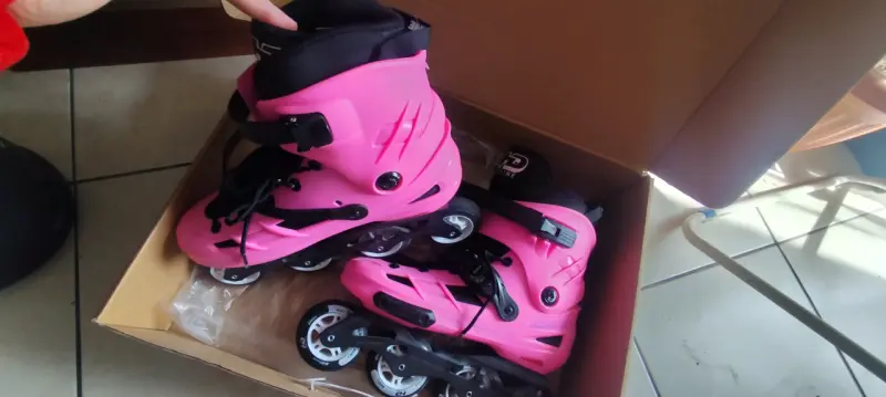 Patines en línea rosas HD Inline - 3