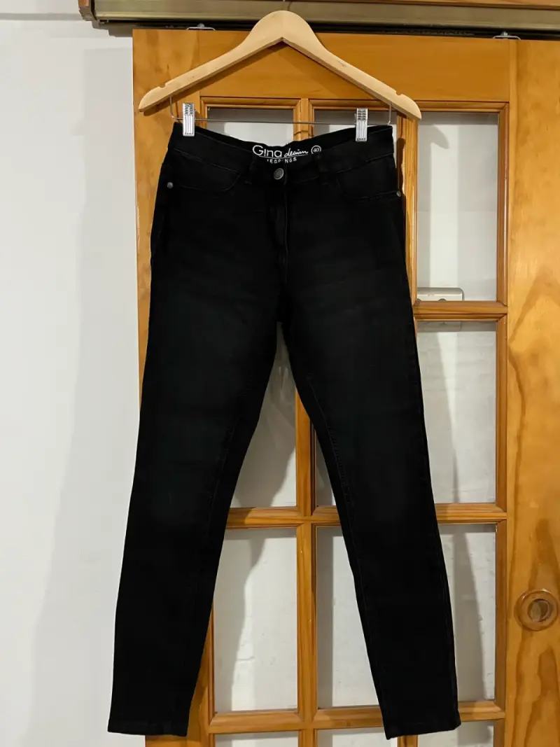 Jeans negros Gina Design para mujer - 1