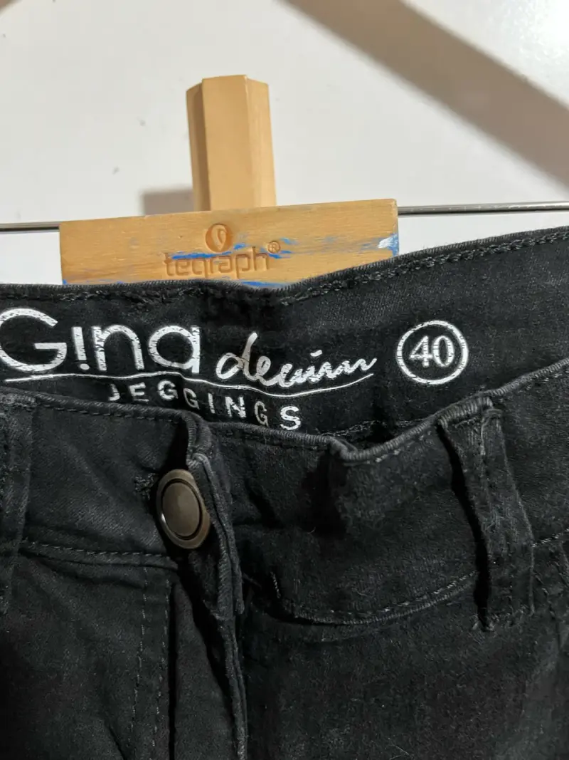 Jeans negros Gina Design para mujer - 3