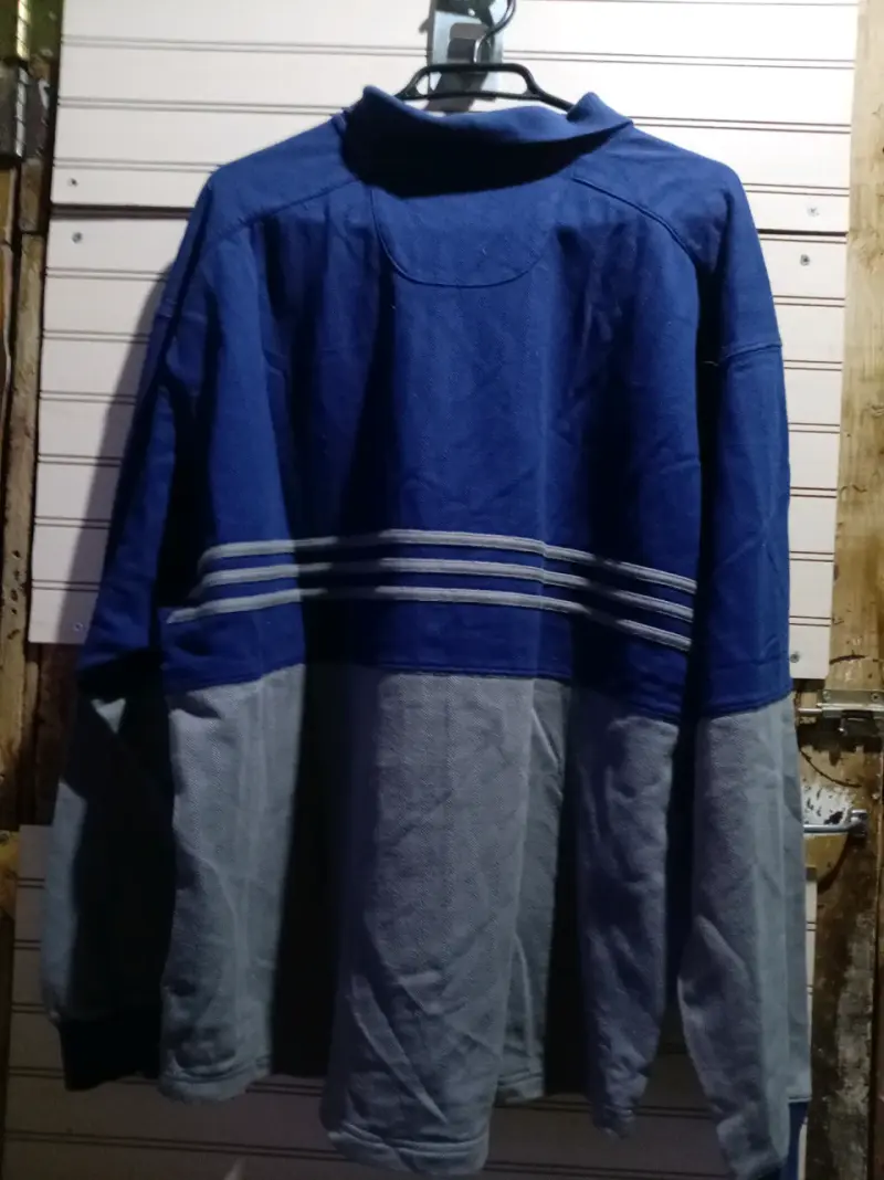 Polerón Adidas azul y gris para hombre - 2