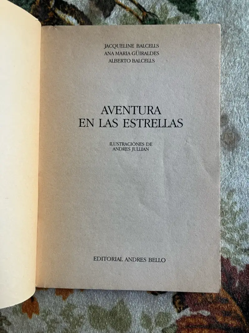 Libro Aventura en las Estrellas de Editorial Andrés Bello - 2