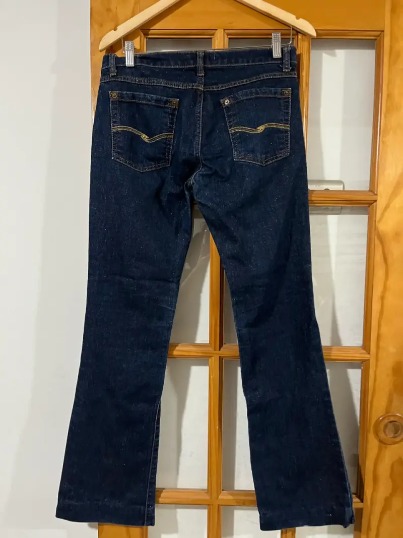 Jeans Morgan azul oscuro con detalle lurex - 2