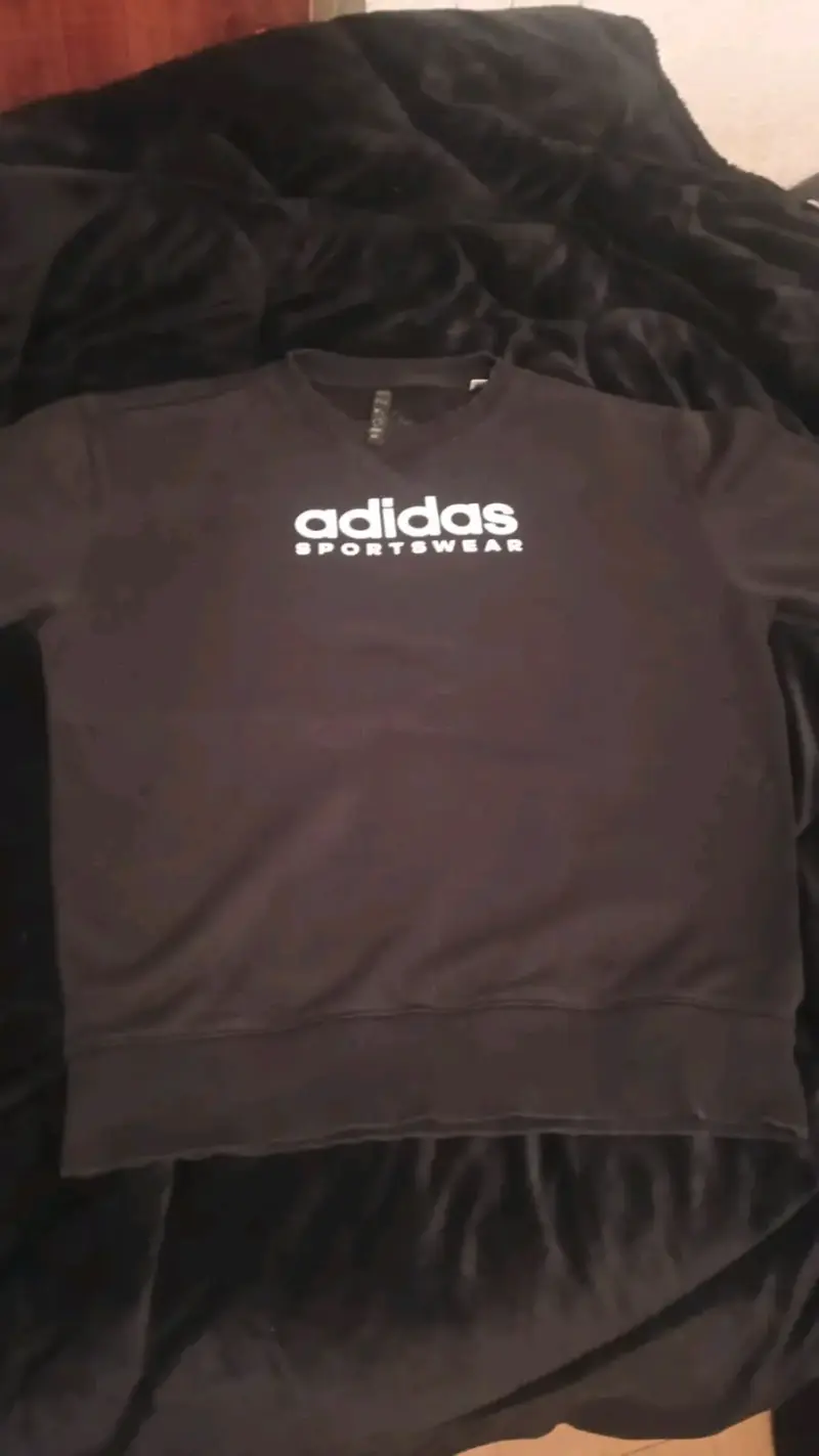 Polerón Adidas Sportswear negro unisex - 2
