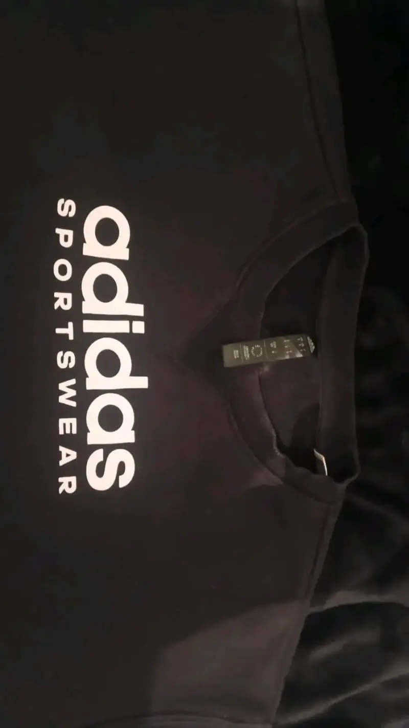 Polerón Adidas Sportswear negro unisex - 3