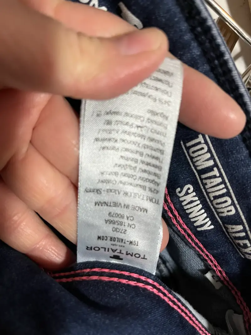 Jeans Tom Tailor Skinny Azul Oscuro - 3