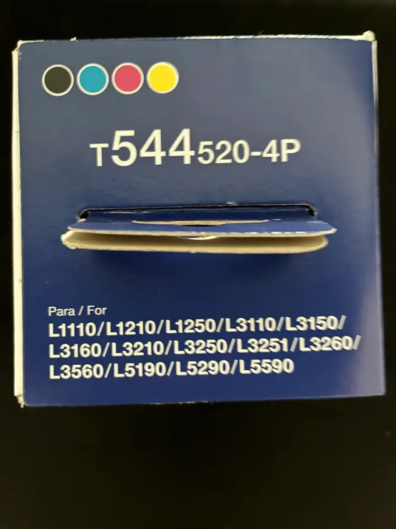 Pack de Tintas Epson 544 EcoTank - 5