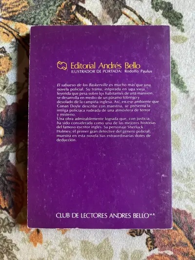 Libro El Sabueso de los Baskerville de Arthur Conan Doyle - miniatura 3
