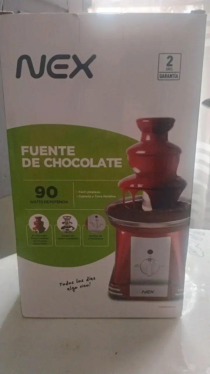 Fuente de Chocolate NEX Roja con Control de Calor - 4