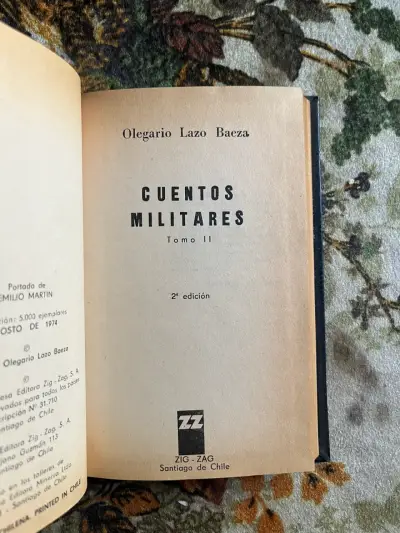 Libro Cuentos Militares Tomo 1 de Olegario Lazo - miniatura 5