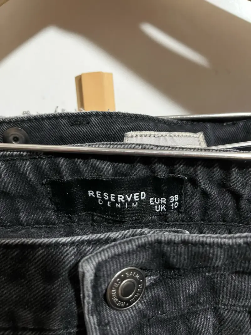 Jeans negros Reserved Denim talla 38 - 3