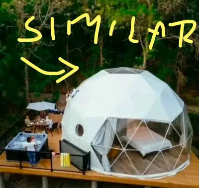 Domo Geodésico para Camping con Accesorios - miniatura 1