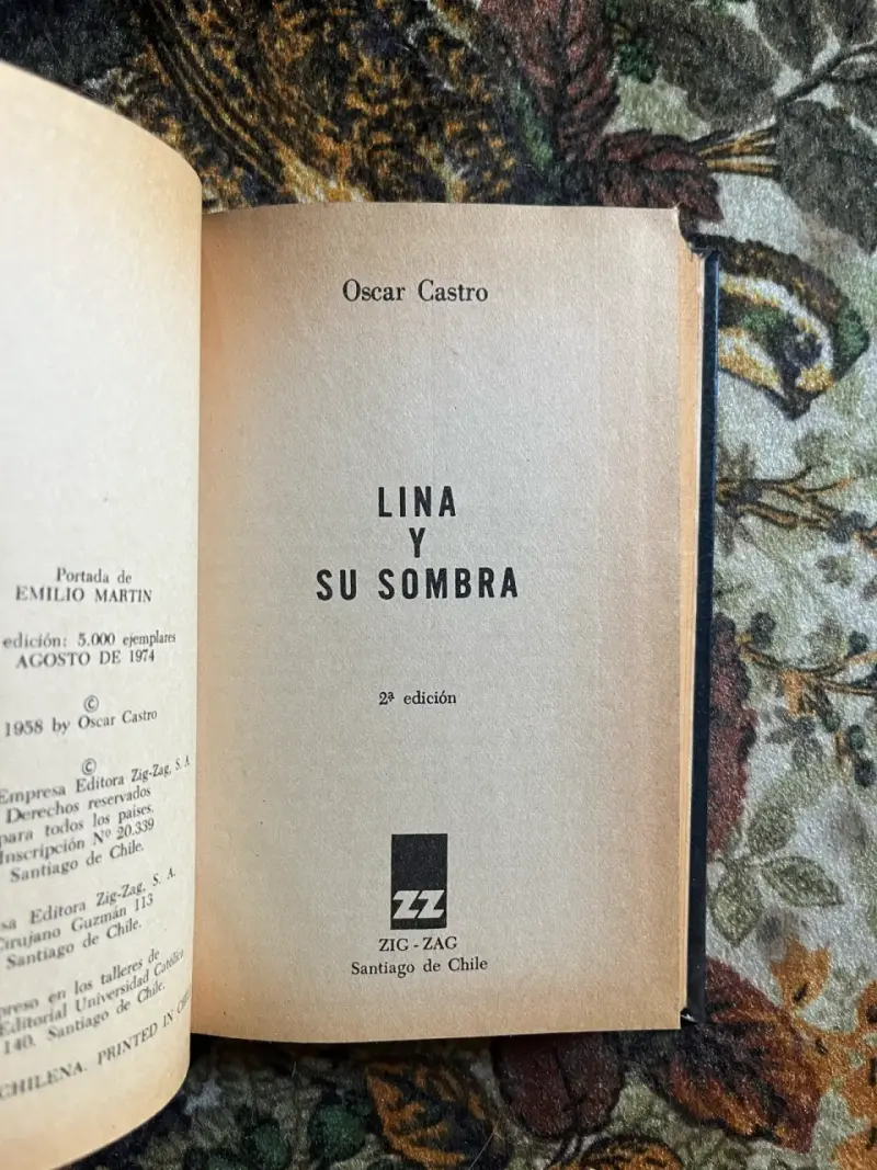 Libro Lina y su Sombra de Oscar Castro - 2
