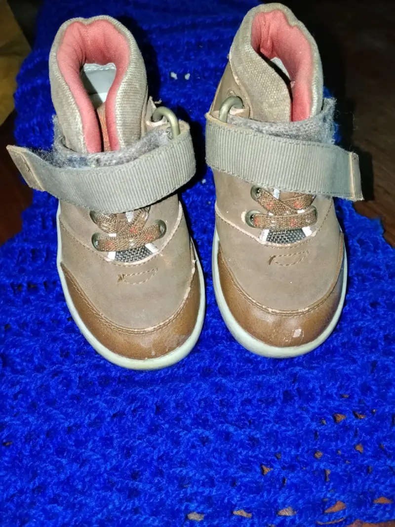 Zapatillas de niño azul con velcro - 4
