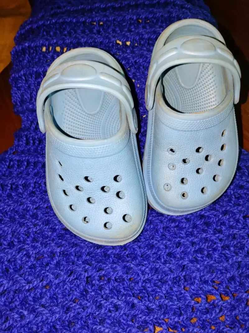 Zapatillas de niño azul con velcro - 5