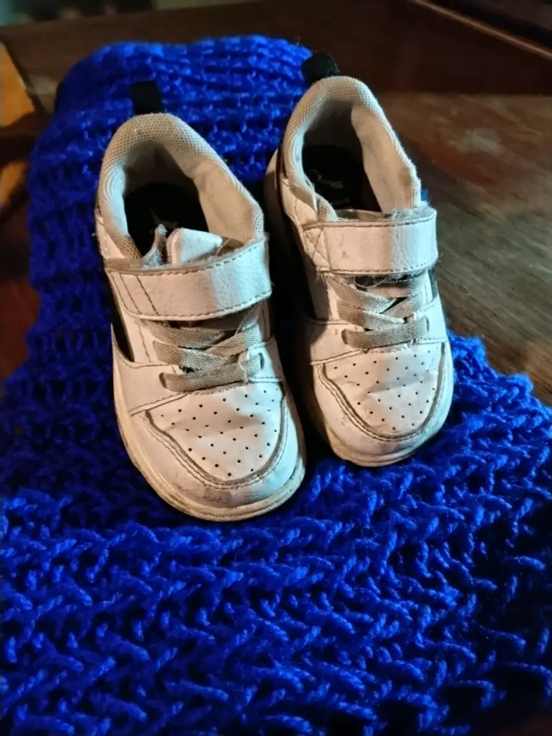 Zapatillas de niño azul con velcro - 6
