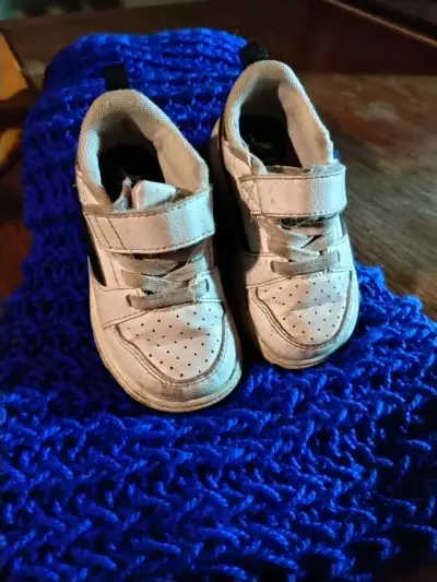 Zapatillas de niño azul con velcro - miniatura 6