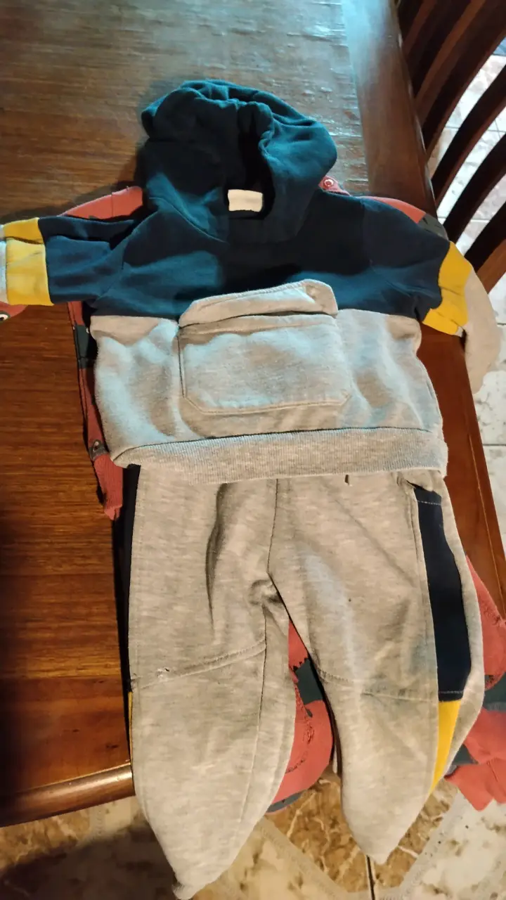 Zapatillas de niño azul con velcro - 7