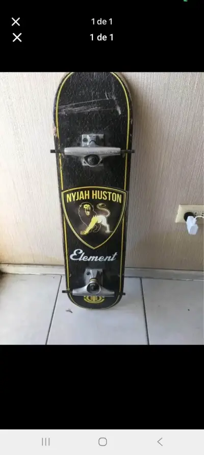 Skateboard Nyjah Huston Element usado - miniatura 1