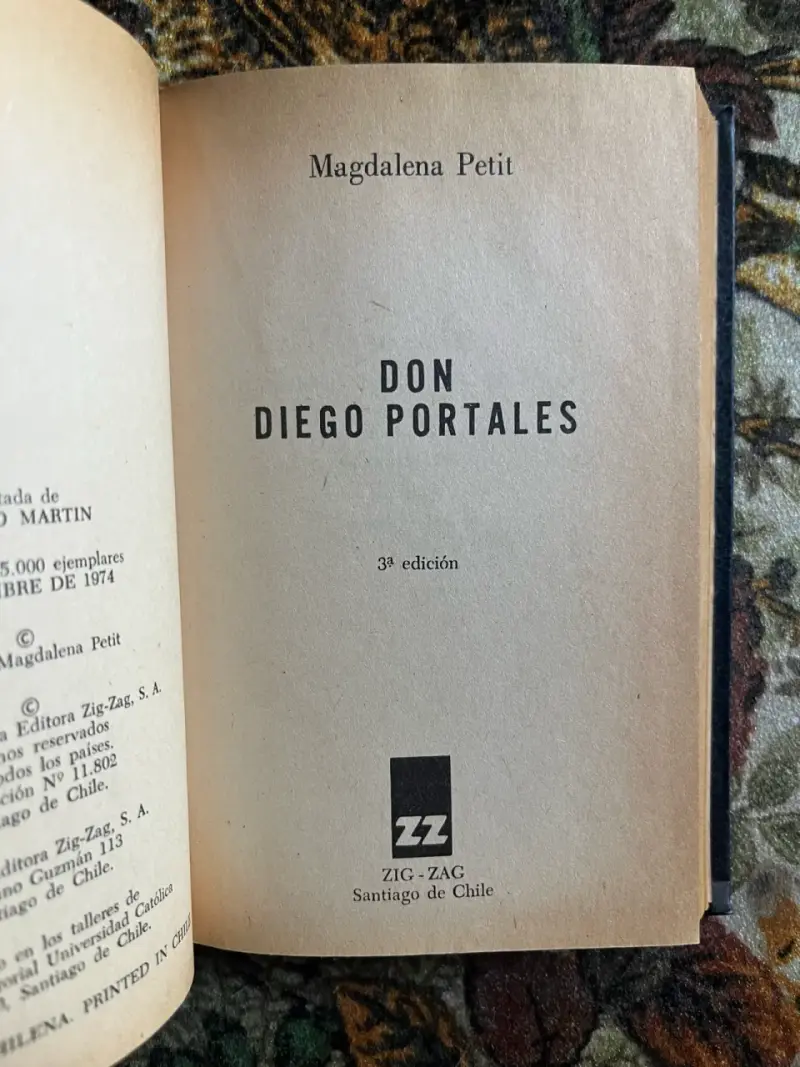 Libro 'Don Diego Portales' de Magdalena Petit - 2