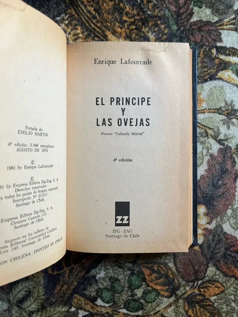 Libro 'El Príncipe y las Ovejas' de Enrique Lafourcade - 2