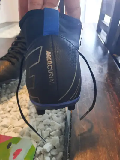 Zapatillas de fútbol Nike Mercurial negras - miniatura 3