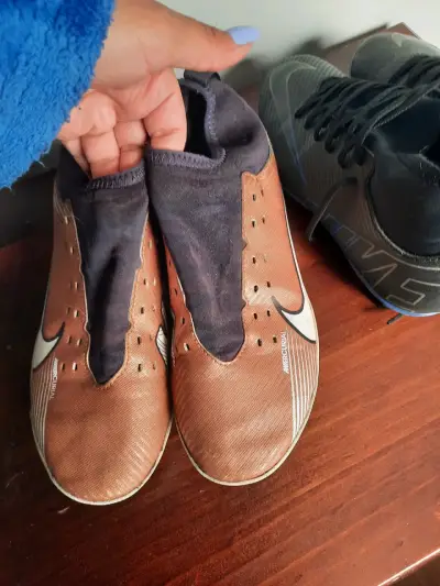Zapatillas deportivas Nike Mercurial color cobre - miniatura 2