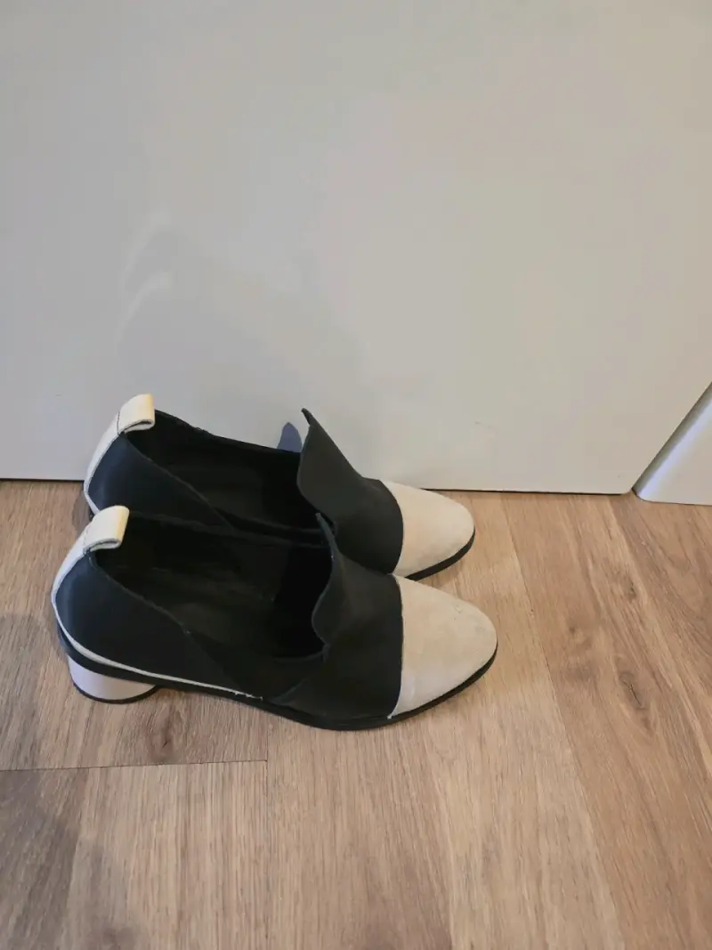 Zapatos de cuero bicolor para mujer Mutma - 2