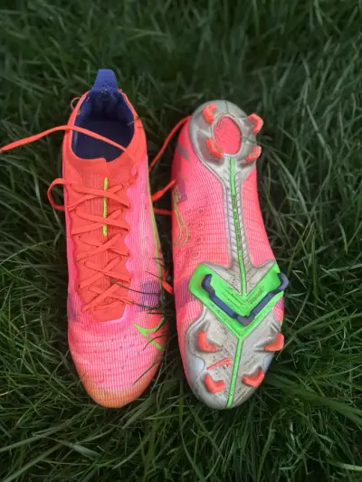 Zapatillas de fútbol Nike Mercurial naranja - miniatura 2