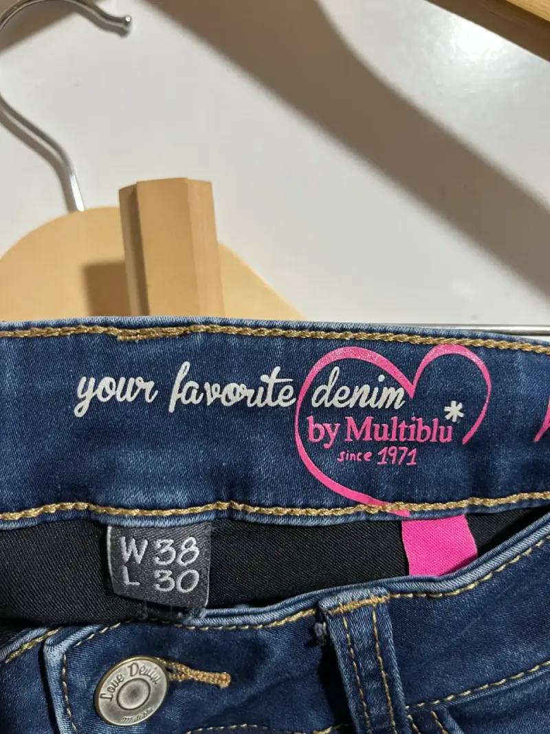 Jeans azul oscuro Multiblu para mujer - 3