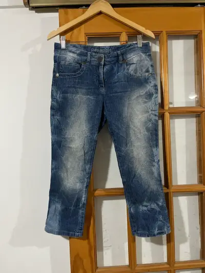 Jeans de mezclilla azul desgastado Passport - miniatura 1