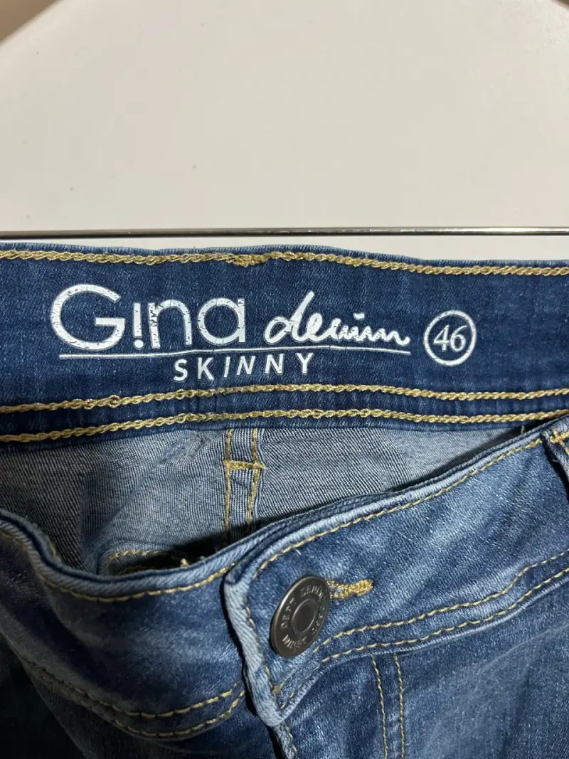 Jeans Skinny Azul Gina Design Talla 46 - 3