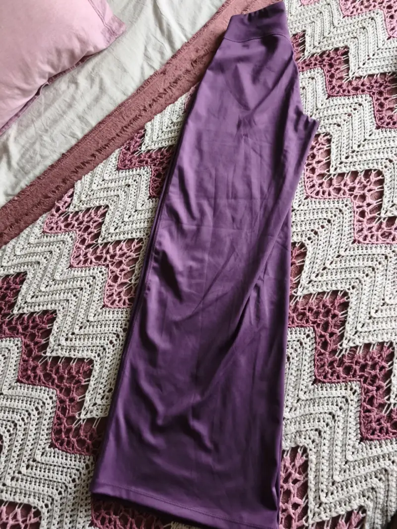 Calzas anchos morados para mujer - 3