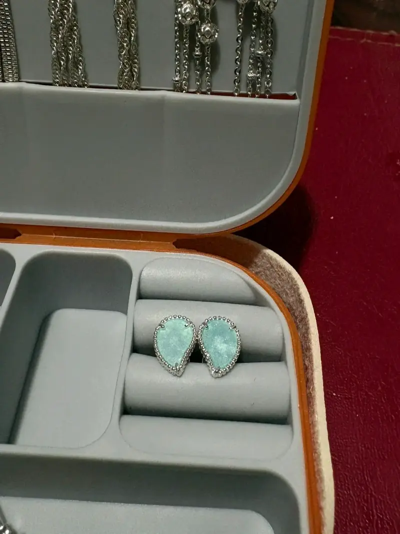 Set de aros de plata con diseños variados - 3