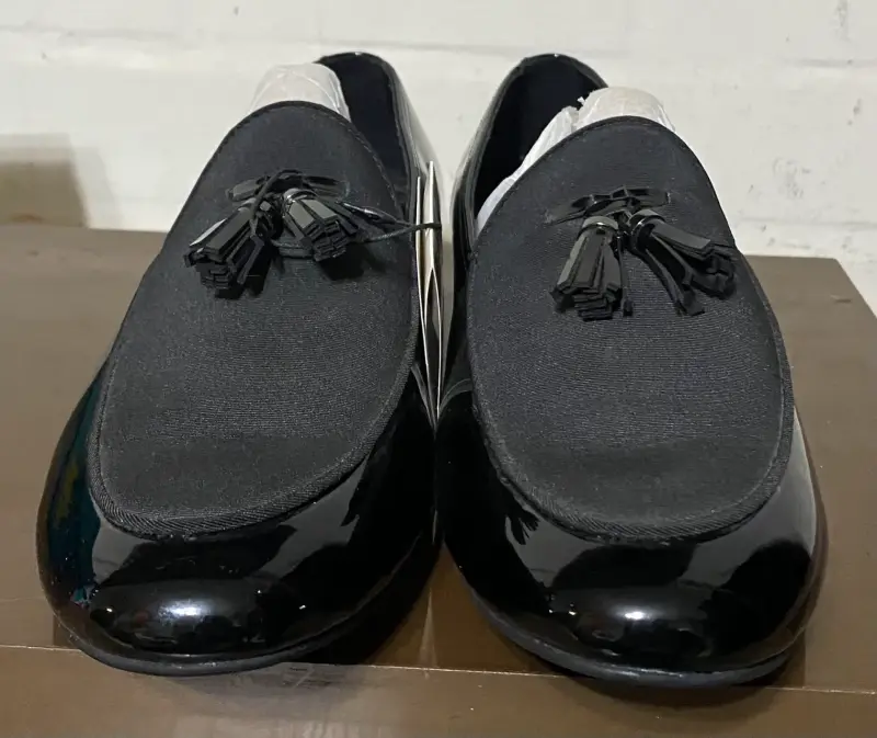 Mocasines de charol negro Zara con borlas - 4