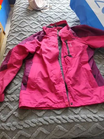 Chaqueta de invierno marrón con forro de lana - miniatura 2