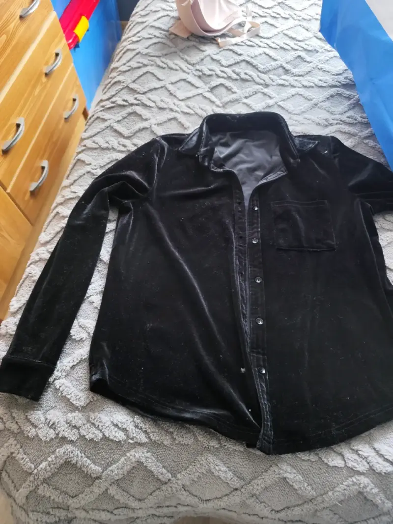 Pantalones negros de algodón para mujer - 2