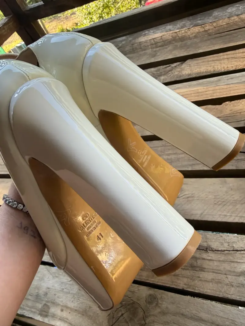 Zapatos de plataforma Valentino Garavani blancos - 2