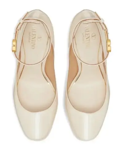 Zapatos de plataforma Valentino Garavani blancos - miniatura 4